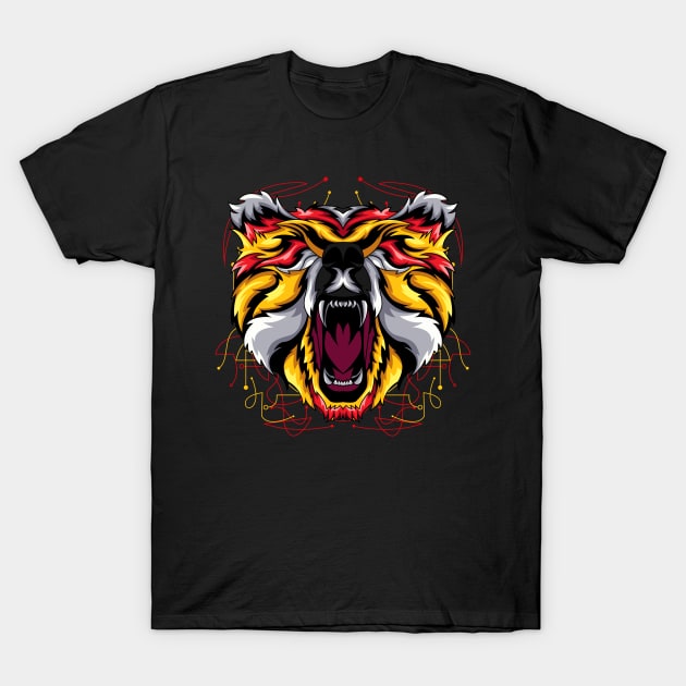 bear skull T-Shirt by SHINIGAMII